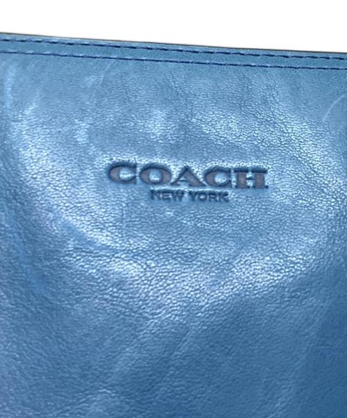 COACH（コーチ）COACH (コーチ) トートバッグ ブルーの古着・服飾アイテム