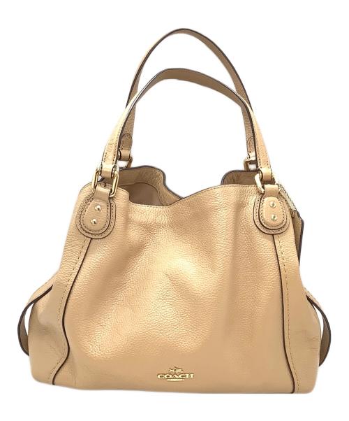 COACH（コーチ）COACH (コーチ) 2WAYショルダーバッグ ベージュの古着・服飾アイテム