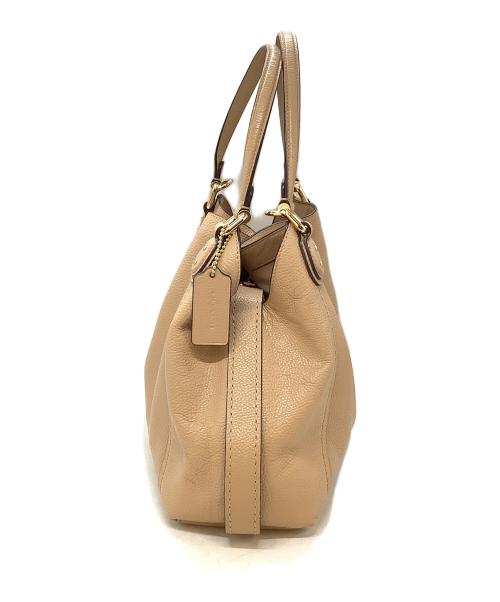 COACH（コーチ）COACH (コーチ) 2WAYショルダーバッグ ベージュの古着・服飾アイテム