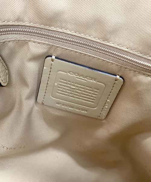 COACH（コーチ）COACH (コーチ) 2WAYショルダーバッグ ベージュの古着・服飾アイテム