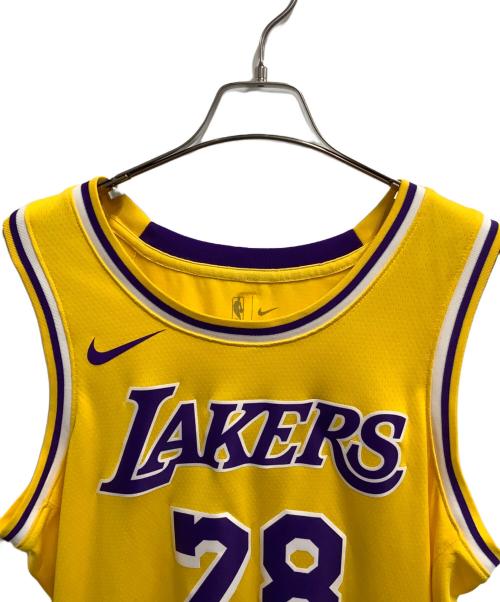 NIKE（ナイキ）NIKE (ナイキ) バスケットボールユニフォーム イエロー×パープル サイズ:Lの古着・服飾アイテム
