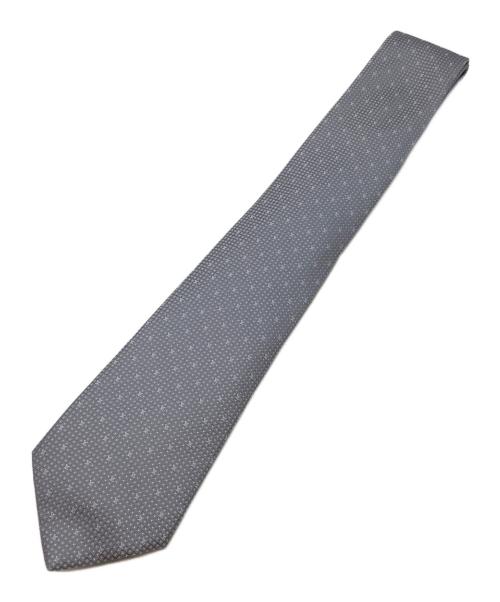 LOUIS VUITTON（ルイ ヴィトン）LOUIS VUITTON (ルイ ヴィトン) シルクネクタイ グレー サイズ:8cmの古着・服飾アイテム