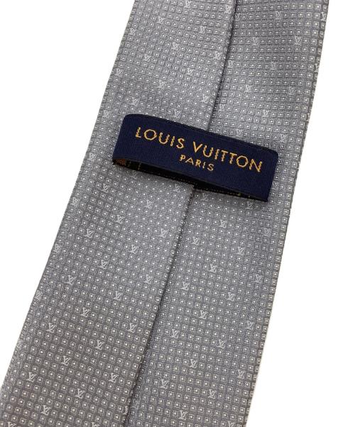 LOUIS VUITTON（ルイ ヴィトン）LOUIS VUITTON (ルイ ヴィトン) シルクネクタイ グレー サイズ:8cmの古着・服飾アイテム