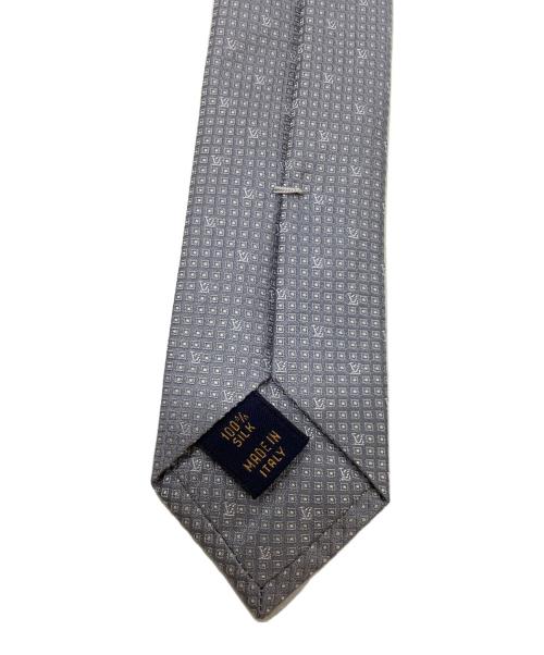 LOUIS VUITTON（ルイ ヴィトン）LOUIS VUITTON (ルイ ヴィトン) シルクネクタイ グレー サイズ:8cmの古着・服飾アイテム