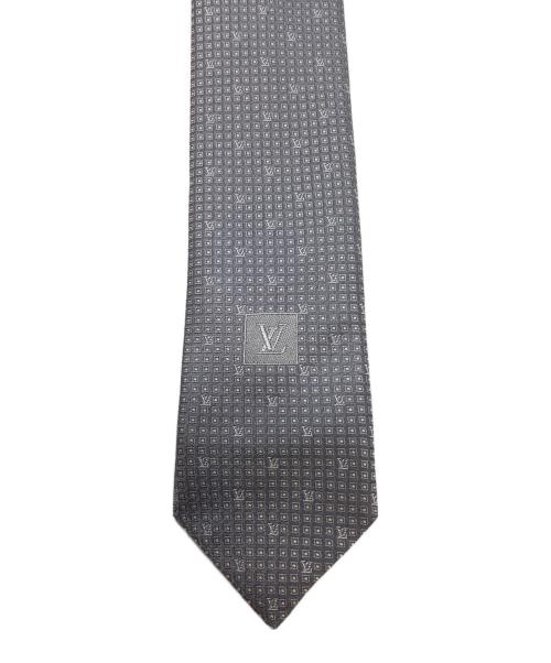 LOUIS VUITTON（ルイ ヴィトン）LOUIS VUITTON (ルイ ヴィトン) シルクネクタイ グレー サイズ:8cmの古着・服飾アイテム