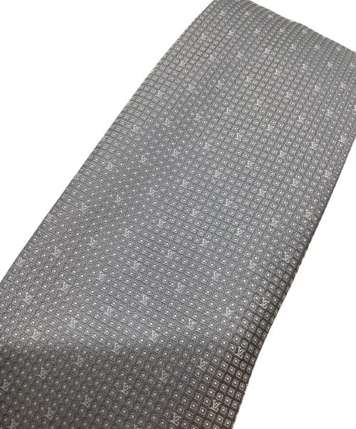 LOUIS VUITTON（ルイ ヴィトン）LOUIS VUITTON (ルイ ヴィトン) シルクネクタイ グレー サイズ:8cmの古着・服飾アイテム