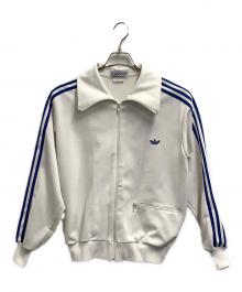 adidas（アディダス）の古着「トラックジャケット」｜ホワイト×ブルー