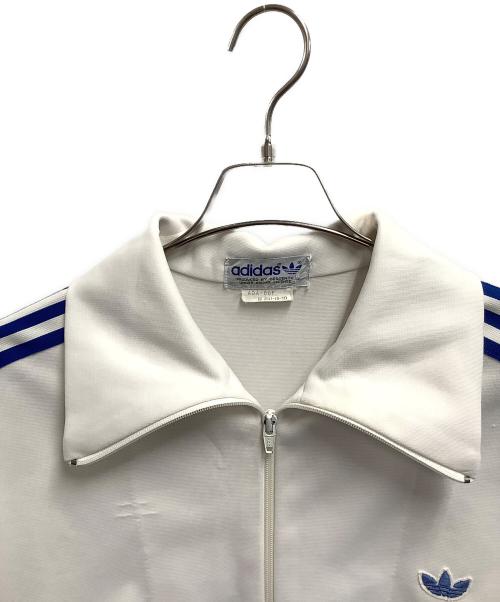 adidas（アディダス）adidas (アディダス) トラックジャケット ホワイト×ブルー サイズ:Mの古着・服飾アイテム
