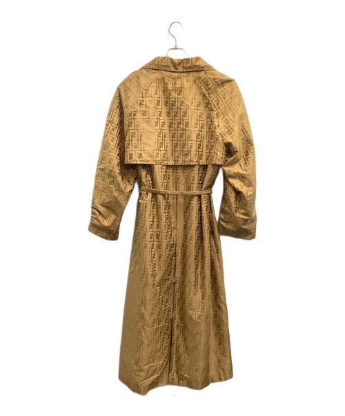 FENDI（フェンディ）FENDI (フェンディ) トレンチコート ゴールド サイズ:44の古着・服飾アイテム
