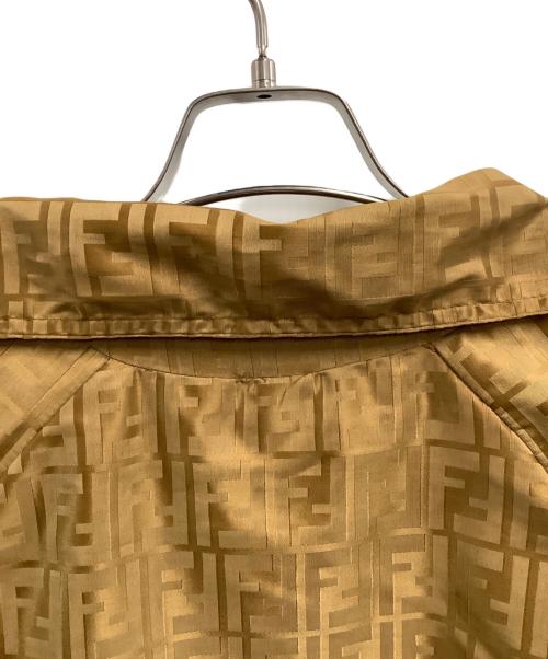 FENDI（フェンディ）FENDI (フェンディ) トレンチコート ゴールド サイズ:44の古着・服飾アイテム