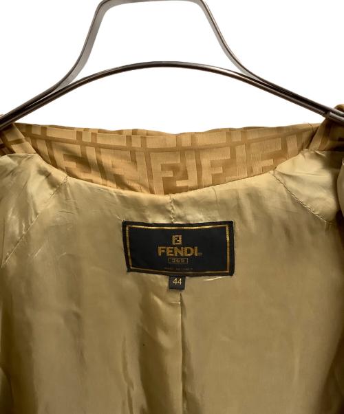 FENDI（フェンディ）FENDI (フェンディ) トレンチコート ゴールド サイズ:44の古着・服飾アイテム