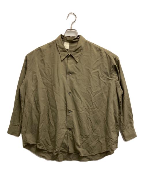 N.HOOLYWOOD（エヌ ハリウッド）N.HOOLYWOOD (エヌ ハリウッド) 長袖シャツ ブラウン サイズ:36の古着・服飾アイテム