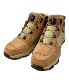 AVIREX（アヴィレックス）の古着「ミッドカットスニーカー」｜ベージュ