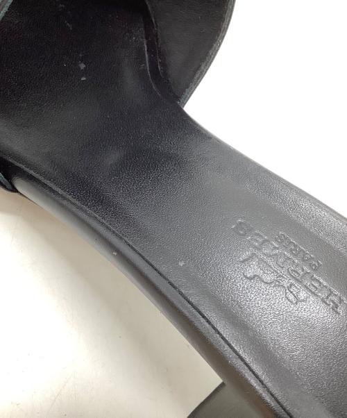 HERMES（エルメス）HERMES (エルメス) サンダル ブラック サイズ:SIZE 38.5の古着・服飾アイテム