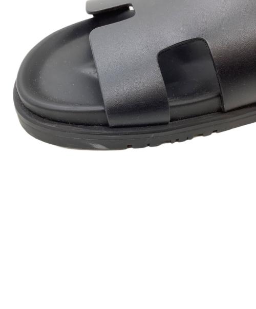 HERMES（エルメス）HERMES (エルメス) サンダル ブラック サイズ:SIZE 39の古着・服飾アイテム
