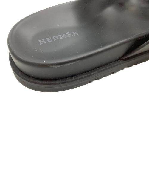 HERMES（エルメス）HERMES (エルメス) サンダル ブラック サイズ:SIZE 39の古着・服飾アイテム