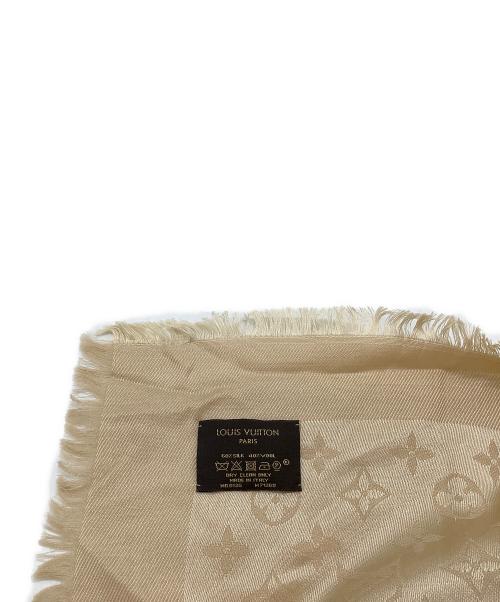 LOUIS VUITTON（ルイ ヴィトン）LOUIS VUITTON (ルイ ヴィトン) 大判ストール ベージュの古着・服飾アイテム