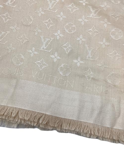 LOUIS VUITTON（ルイ ヴィトン）LOUIS VUITTON (ルイ ヴィトン) 大判ストール ベージュの古着・服飾アイテム