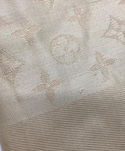 LOUIS VUITTON（ルイ ヴィトン）LOUIS VUITTON (ルイ ヴィトン) 大判ストール ベージュの古着・服飾アイテム