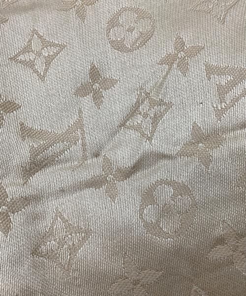 LOUIS VUITTON（ルイ ヴィトン）LOUIS VUITTON (ルイ ヴィトン) 大判ストール ベージュの古着・服飾アイテム