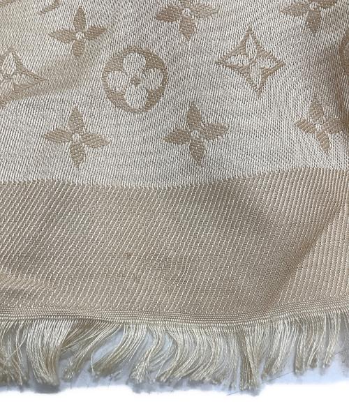 LOUIS VUITTON（ルイ ヴィトン）LOUIS VUITTON (ルイ ヴィトン) 大判ストール ベージュの古着・服飾アイテム