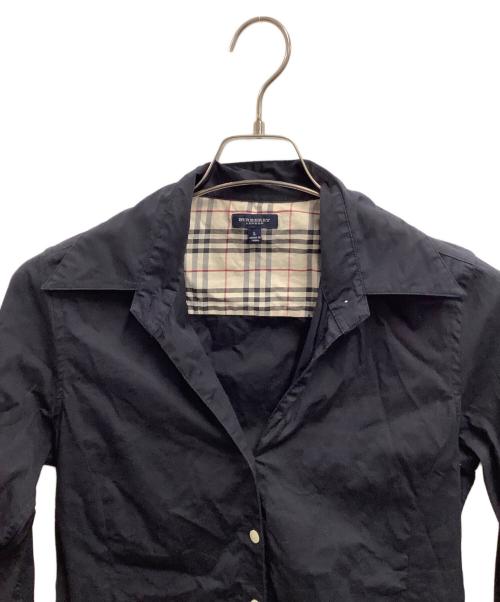 BURBERRY LONDON（バーバリーロンドン）BURBERRY LONDON (バーバリーロンドン) 長袖シャツ ネイビー サイズ:Lの古着・服飾アイテム