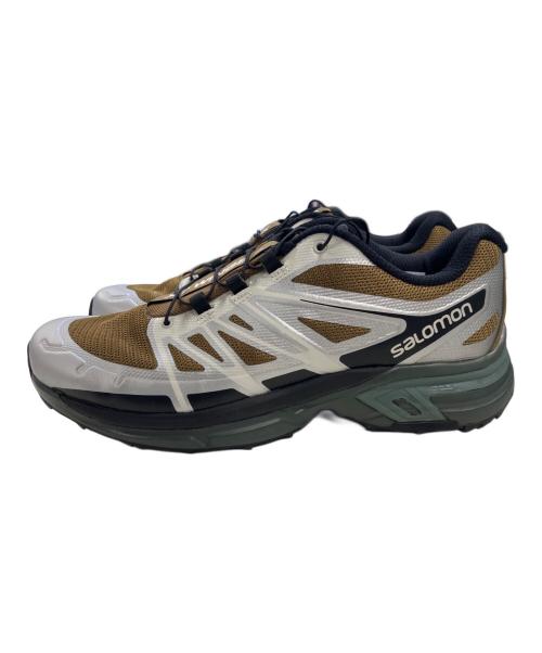 SALOMON（サロモン）SALOMON (サロモン) XT WINGS 2 ゴールド×ホワイト サイズ:26.5の古着・服飾アイテム