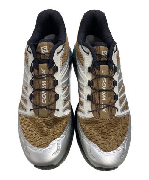 SALOMON（サロモン）SALOMON (サロモン) XT WINGS 2 ゴールド×ホワイト サイズ:26.5の古着・服飾アイテム
