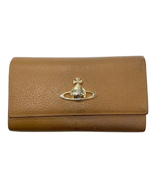 Vivienne Westwood（ヴィヴィアンウエストウッド）Vivienne Westwood (ヴィヴィアンウエストウッド) 長財布 ベージュの古着・服飾アイテム