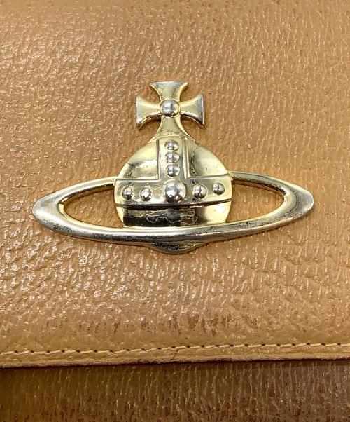 Vivienne Westwood（ヴィヴィアンウエストウッド）Vivienne Westwood (ヴィヴィアンウエストウッド) 長財布 ベージュの古着・服飾アイテム