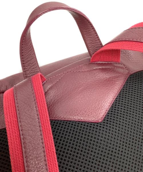 EVERWIN（エバウィン）EVERWIN (エバウィン) レザーリュック レッドの古着・服飾アイテム
