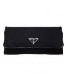 PRADA（プラダ）の古着「長財布」｜ブラック