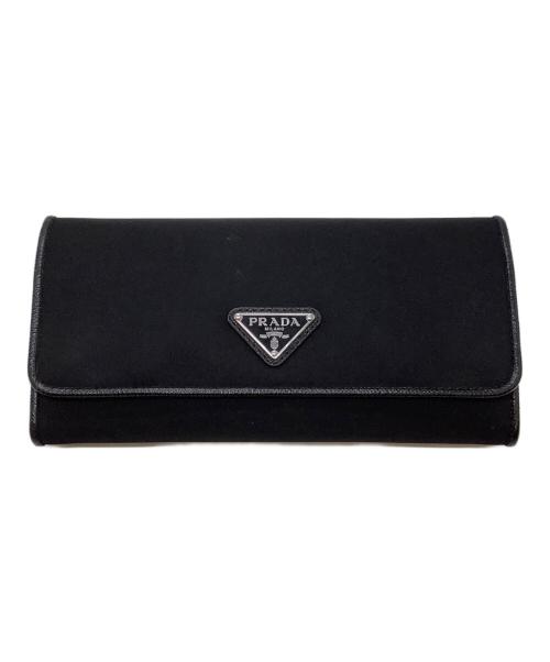 PRADA（プラダ）PRADA (プラダ) 長財布 ブラックの古着・服飾アイテム