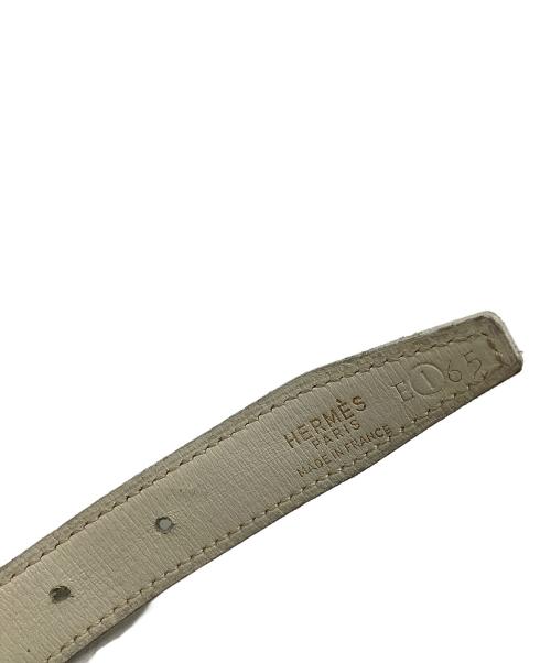 HERMES（エルメス）HERMES (エルメス) ベルト ホワイトの古着・服飾アイテム