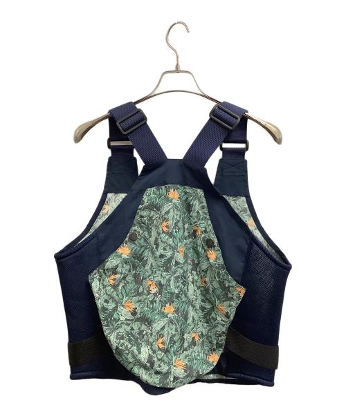 Columbia（コロンビア）Columbia (コロンビア) グリーンパインズベスト ネイビー×グリーン サイズ:Mの古着・服飾アイテム