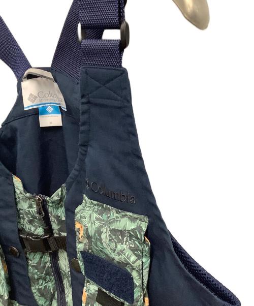 Columbia（コロンビア）Columbia (コロンビア) グリーンパインズベスト ネイビー×グリーン サイズ:Mの古着・服飾アイテム