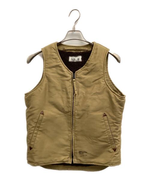 UNCROWD CYCLE TOGS（アンクラウドサイクルトガ）UNCROWD CYCLE TOGS (アンクラウドサイクルトガ) N-1デッキベスト ブラウン サイズ:36の古着・服飾アイテム