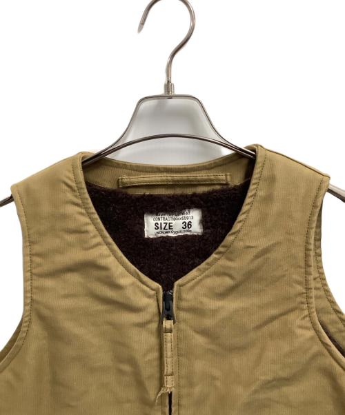 UNCROWD CYCLE TOGS（アンクラウドサイクルトガ）UNCROWD CYCLE TOGS (アンクラウドサイクルトガ) N-1デッキベスト ブラウン サイズ:36の古着・服飾アイテム