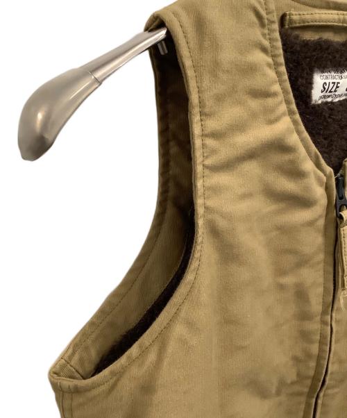 UNCROWD CYCLE TOGS（アンクラウドサイクルトガ）UNCROWD CYCLE TOGS (アンクラウドサイクルトガ) N-1デッキベスト ブラウン サイズ:36の古着・服飾アイテム