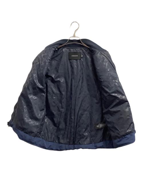 COACH（コーチ）COACH (コーチ) 中綿ベスト ネイビー×ブラック サイズ:Sの古着・服飾アイテム