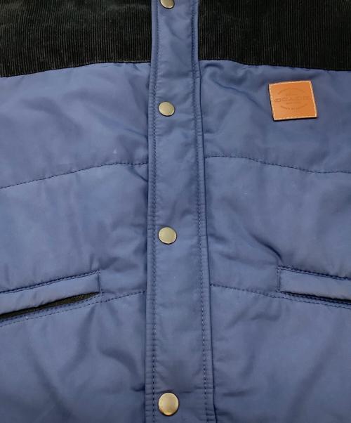COACH（コーチ）COACH (コーチ) 中綿ベスト ネイビー×ブラック サイズ:Sの古着・服飾アイテム
