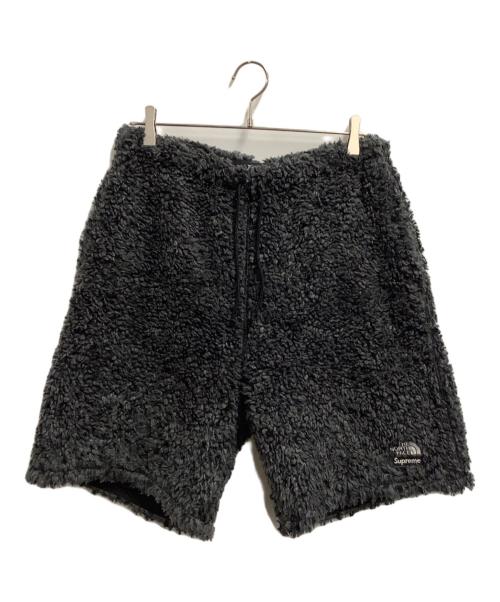THE NORTH FACE（ザ ノース フェイス）THE NORTH FACE (ザ ノース フェイス) SUPREME (シュプリーム) High Pile Fleece Short ブラック サイズ:Mの古着・服飾アイテム