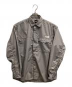 THE NORTH FACEザ ノース フェイス）の古着「シャツ」｜ライトグレー
