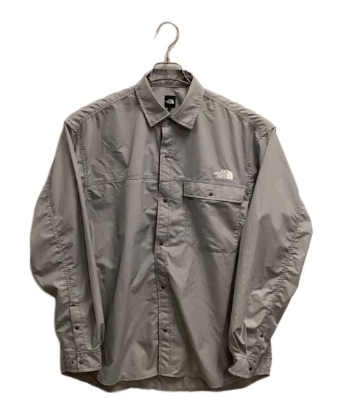 THE NORTH FACE（ザ ノース フェイス）THE NORTH FACE (ザ ノース フェイス) シャツ ライトグレー サイズ:Lの古着・服飾アイテム