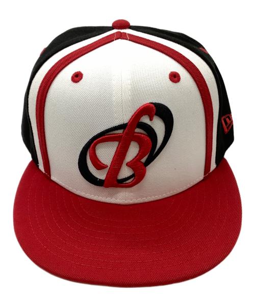 New Era（ニューエラ）New Era (ニューエラ) キャップ レッド×ホワイト×ブラック サイズ:57.7cmの古着・服飾アイテム