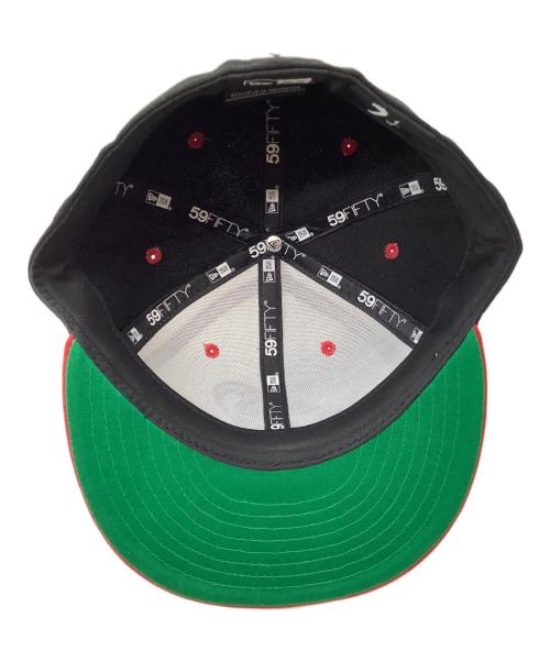 New Era（ニューエラ）New Era (ニューエラ) キャップ レッド×ホワイト×ブラック サイズ:57.7cmの古着・服飾アイテム