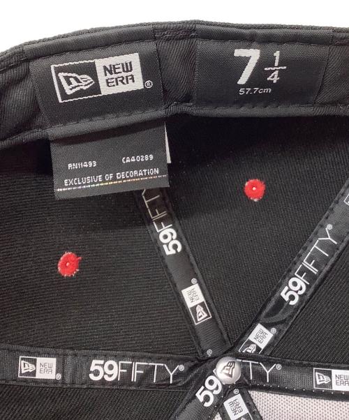 New Era（ニューエラ）New Era (ニューエラ) キャップ レッド×ホワイト×ブラック サイズ:57.7cmの古着・服飾アイテム