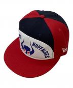 New Era×近鉄バファローズニューエラ×キンテツバファローズ）の古着「キャップ」｜レッド×ホワイト×ネイビー