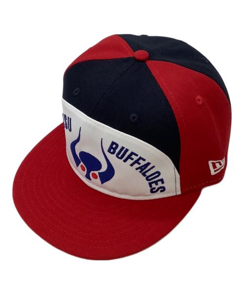 New Era（ニューエラ）New Era (ニューエラ) 近鉄バファローズ (キンテツバファローズ) キャップ レッド×ホワイト×ネイビー サイズ:57.7cmの古着・服飾アイテム