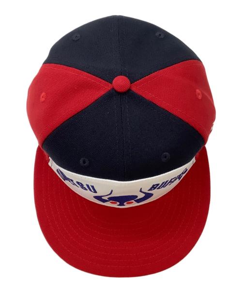 New Era（ニューエラ）New Era (ニューエラ) 近鉄バファローズ (キンテツバファローズ) キャップ レッド×ホワイト×ネイビー サイズ:57.7cmの古着・服飾アイテム